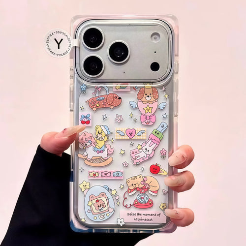cute animal illustration phone case