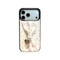 sweet floral bow wristband phone case