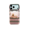 fresh & minimalist pearl bear pillow magnetic grip phone case