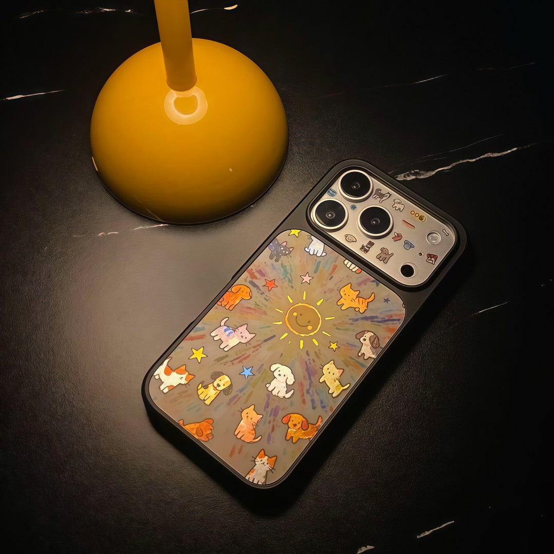 gilded sparkly animal phone case