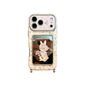 lovely & gentle lavender bunny strap phone case