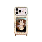 lovely & gentle lavender bunny strap phone case