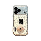 cute lace ditsy floral rabbit phone case