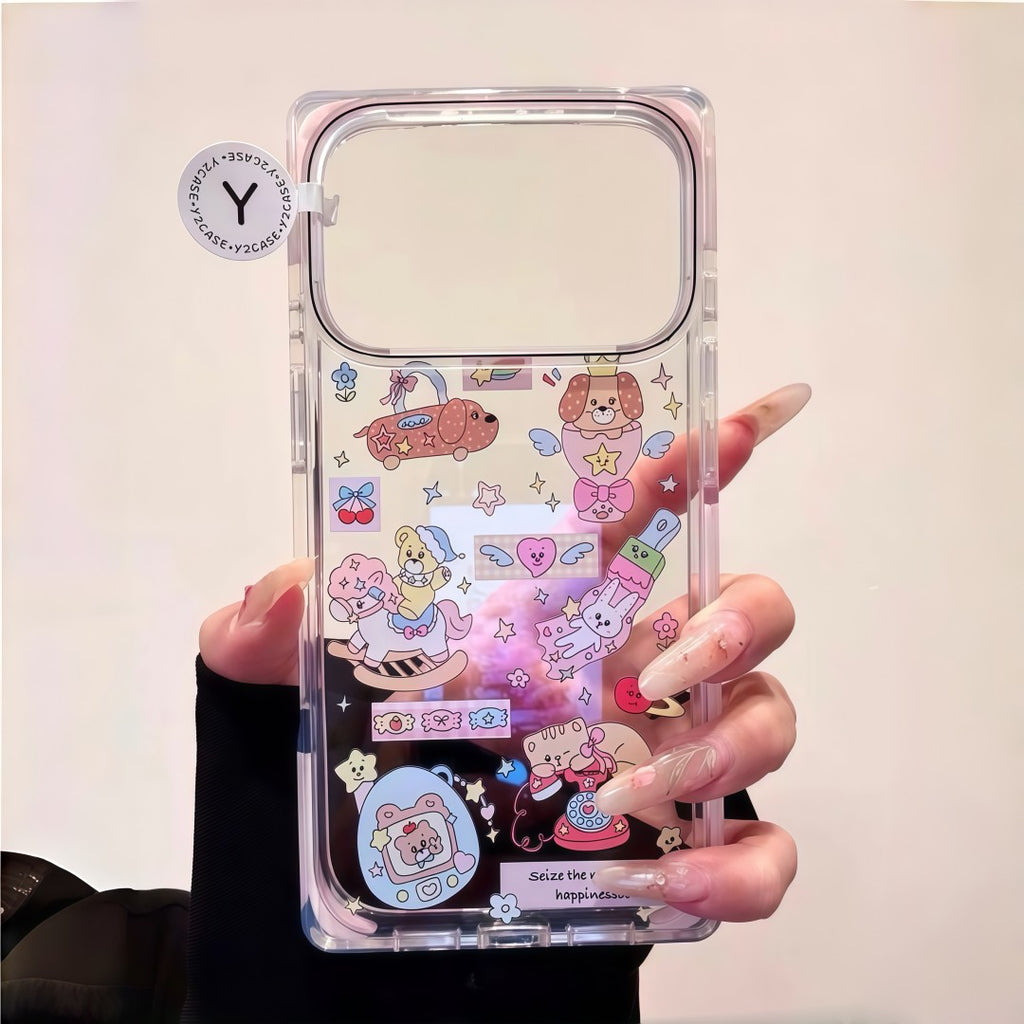 cute animal illustration phone case