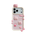 pink sweet piggy silicone phone case