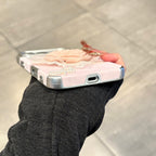 sweet lace flower pearl bow phone case