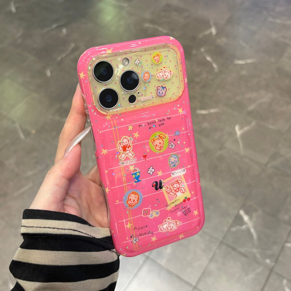 cute sticker collage phone case