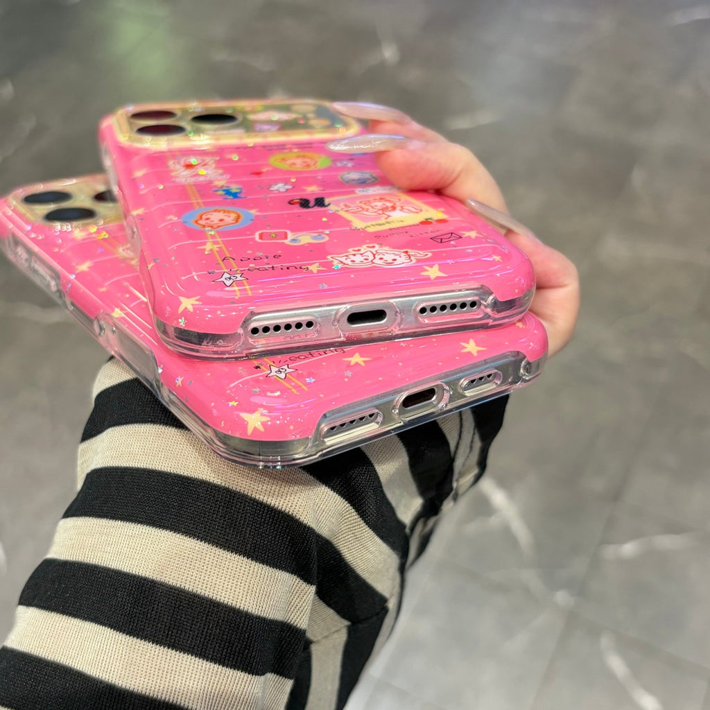 cute sticker collage phone case