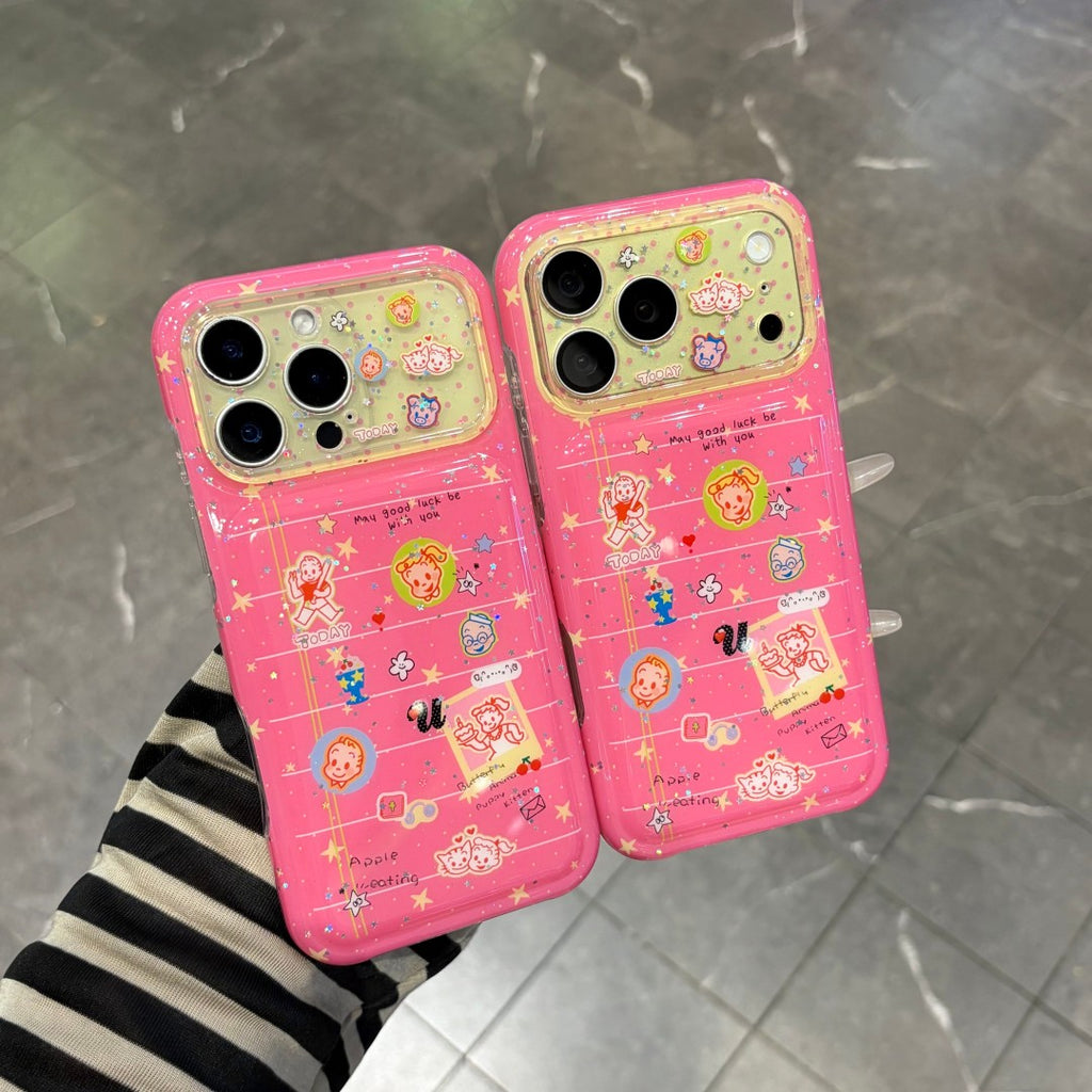 cute sticker collage phone case