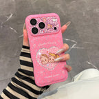 pink sweet little girl phone case