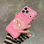 pink sweet little girl phone case