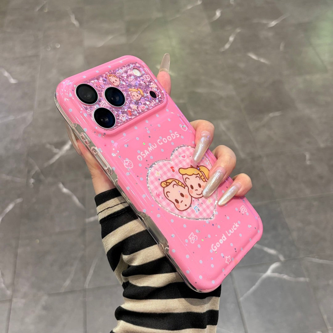 pink sweet little girl phone case