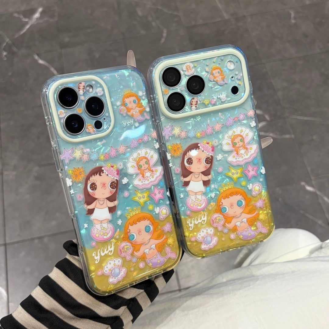 cute mermaid romantic ocean phone case