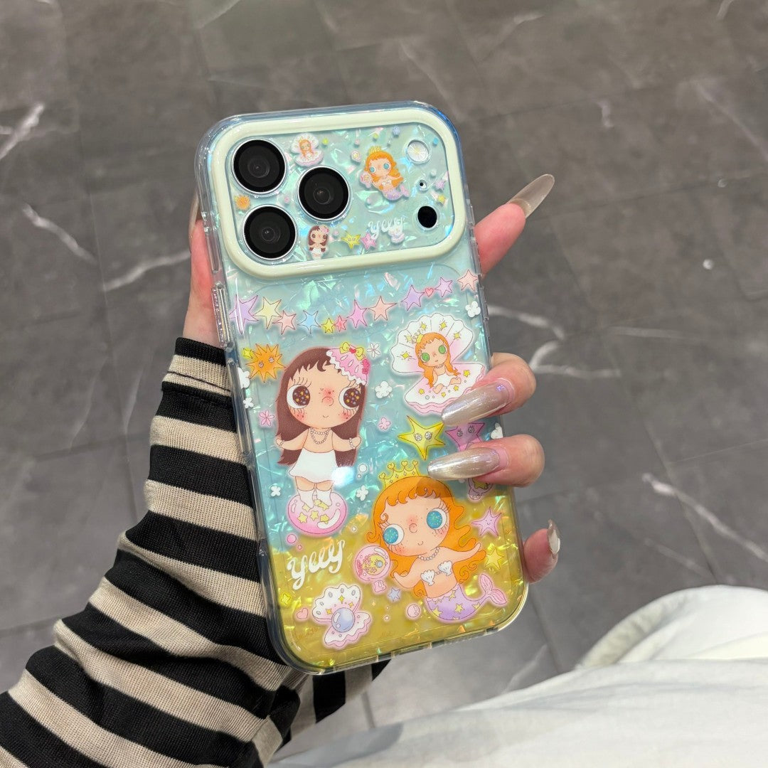 cute mermaid romantic ocean phone case