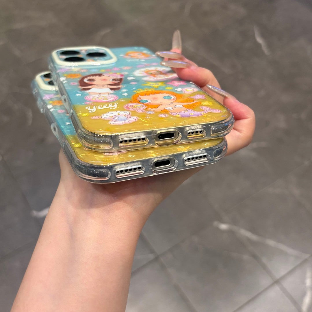 cute mermaid romantic ocean phone case