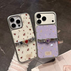 sweet little fresh shining heart bow phone case