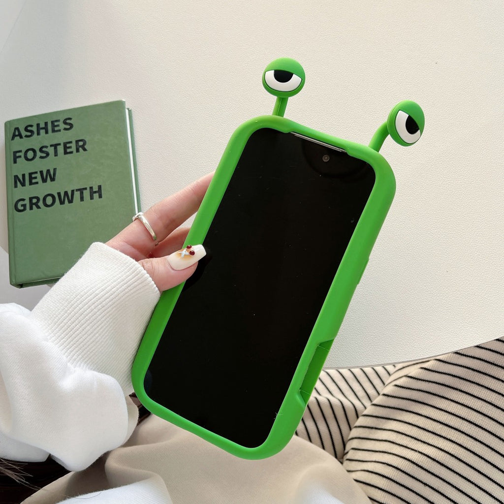 guga rotating frog stand silicone phone case