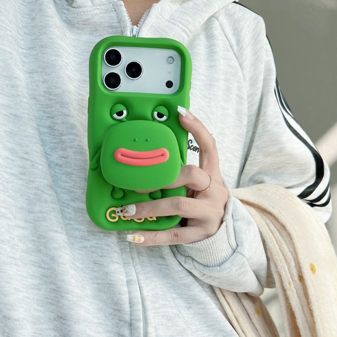 guga wide mouthed froggy stand silicone phone