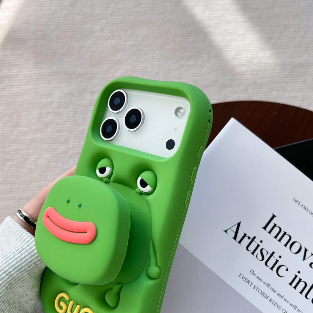 guga wide mouthed froggy stand silicone phone