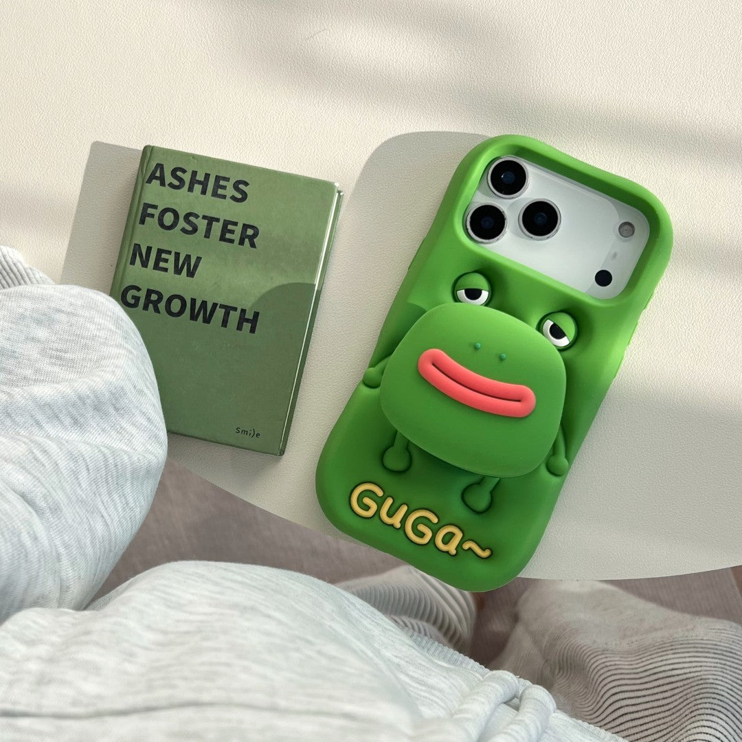 guga wide mouthed froggy stand silicone phone