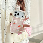 happy rabbit silicone phone case