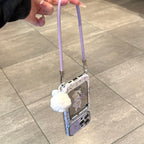 lovely & gentle lavender bunny strap phone case