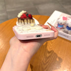 lovely handmade plush pony phone case