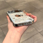 ballet girl bow vanity mirror phone case