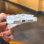 white lace bow phone case