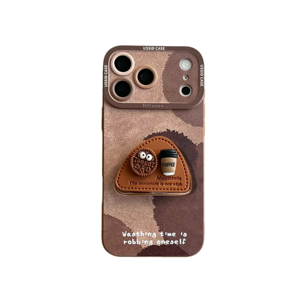coffee biscuit popsockets phone case