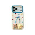 nice day teddy bear&star silicone phone case
