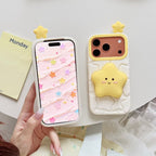 star tap light silicone phone case