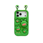 guga rotating frog stand silicone phone case